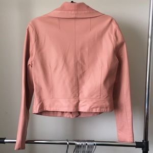 Jennifer Lopez Jackets & Coats - Dusty Rose Jennifer Lopez Faux Leather Jacket Jennifer Lopez Jackets & Coats - Dusty Rose Jennifer Lopez Faux Leather Jacket